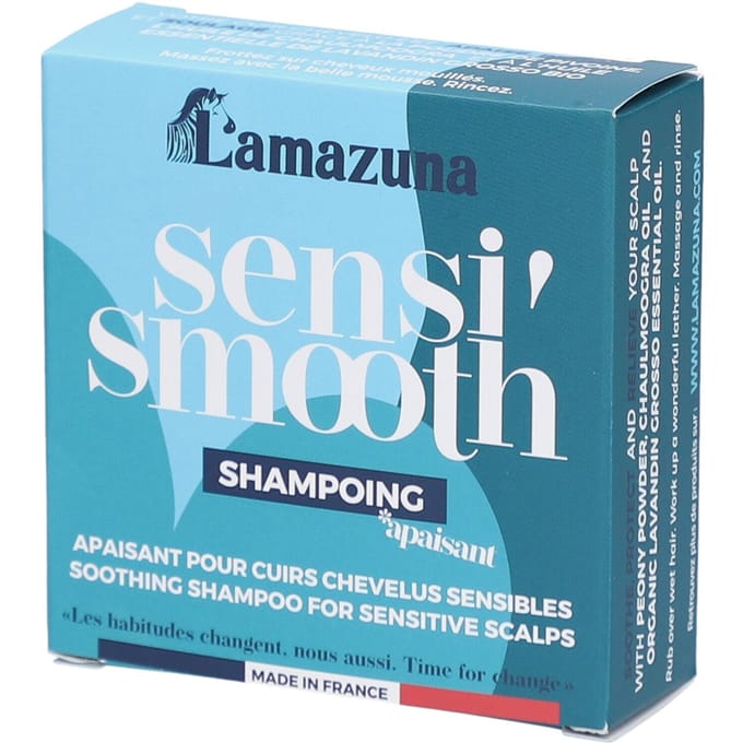 Lamazuna Shampoo bar sensitive scalps sensi smooth 70 Gram