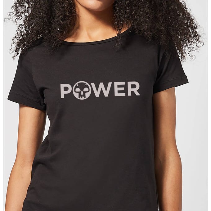 Magic The Gathering Power Dames T-shirt - Zwart - S