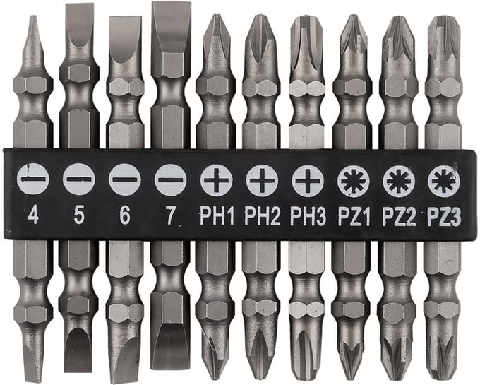 Graphite Zestaw - Dubbelzijdige Bits - SL4/5/6/7 - PH1/2/3 - PZ1/2/3