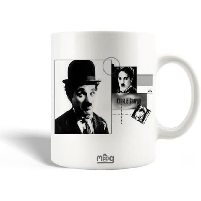 Mug en Céramique Charlie Chaplin Dessin Noir et Blanc Poster