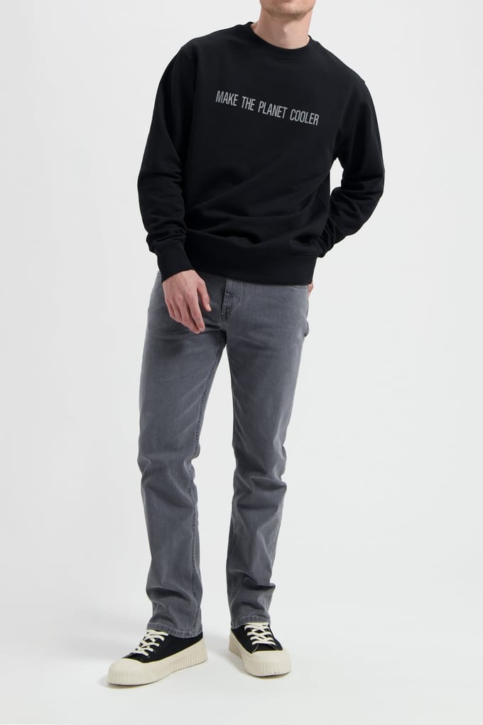 Mud Jeans Ty Sweatshirt Black Taglia: S | Maglioni a maglia Outlet | Uomo | Nero