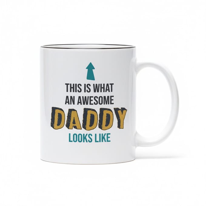 Awesome Daddy Mok – Grappig Vaderdag Cadeau voor Papa – 330 ml Koffiebeker