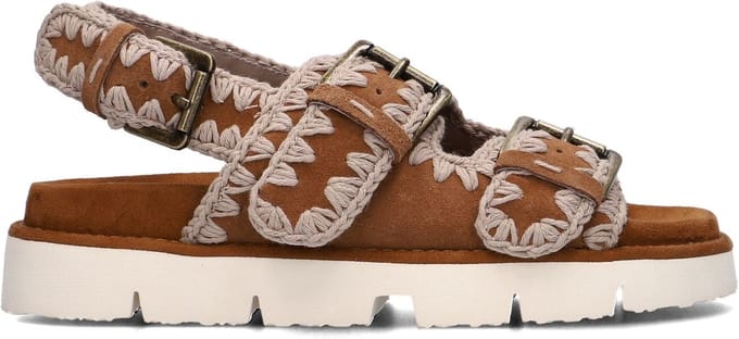 Mou New Bio 02 Sandalen - Dames - Cognac - Maat 40