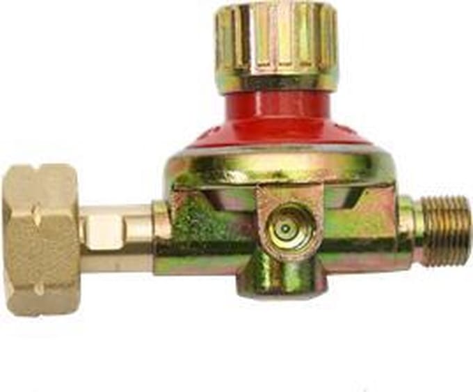 INSTELBARE GASDRUKREGELAAR 0,4-1,4BAR KOMBI X 3/8 INCH LINKS 0,4-1,4BAR