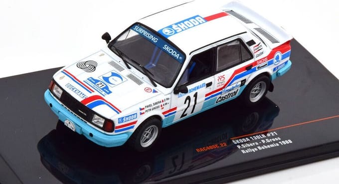 Skoda 130LR #21 Rally Bohemia 1988