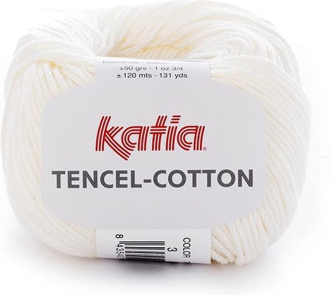 Katia Tencel-Cotton - 03 ecru - Lyocell/Katoen Garen