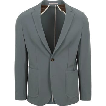Suitable Colbert Lind Steel Green - Maat 46 - Heren blazer