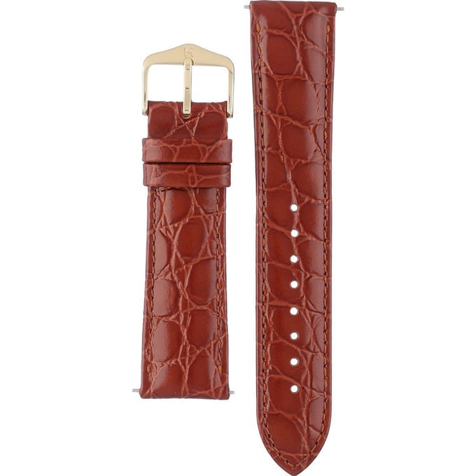 Hirsch 12302870-1-20 Crocograin Horlogeband