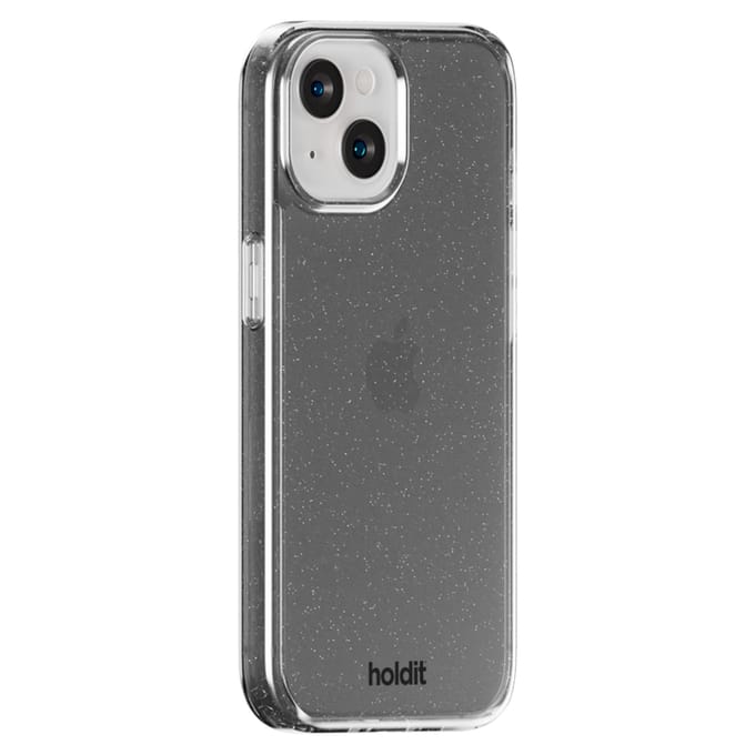 Holdit Glitter Case geschikt voor Apple iPhone 15 / 14 / 13 - Zwart