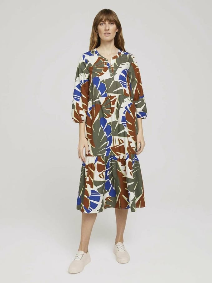 Tom Tailor - Jurk - Maat 36 - Vrouwen - 26866 multicolo -