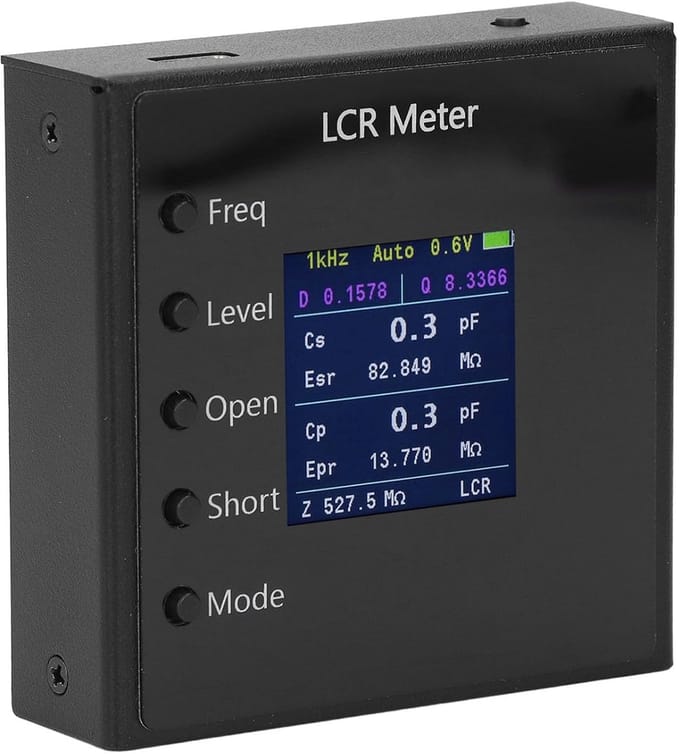 Componenten Tester - Meetinstrument Elektronica - Componenten Analyseren - Draagbaar Kleurenscherm - 12x10x4 cm