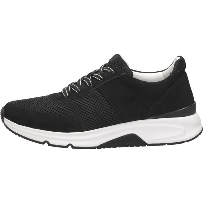 Gabor Rollingsoft Sneakers zwart Imitatieleer