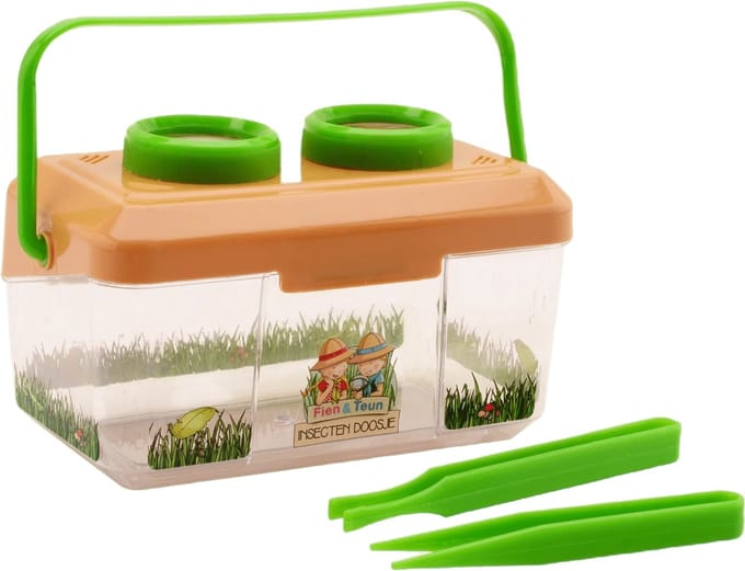 Johntoy insecten bakje met accessoires - Fien & Teun speelgoed ontdekset.