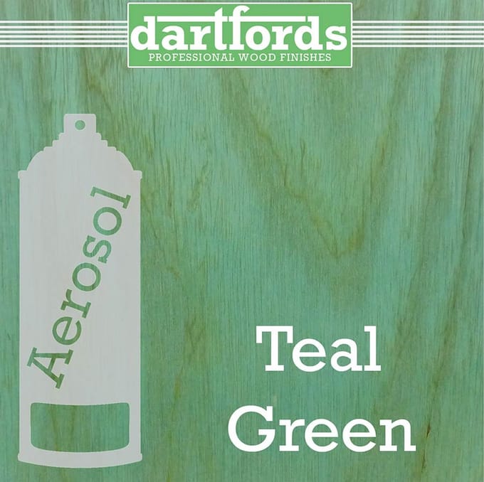 Dartfords FS5797 Nitrocelluloselak Teal Green 400ml spuitbus