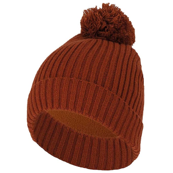 Muts Meisjes - Wintermuts - Ribbed - 2 t/m 8 jaar - Midden Bruin / 2/4 Jaar
