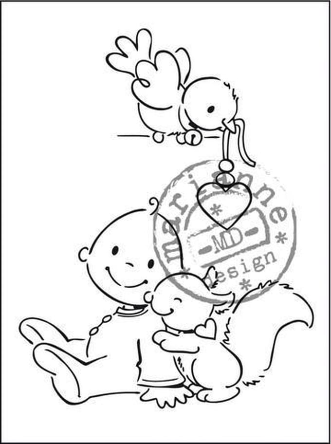 Marianne Design Eline Sweet baby Ec0139
