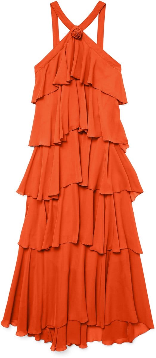 VERO MODA - VMFELICIA SL RUFFLE MAXI DRESS EXP - Dames - Maxi jurken