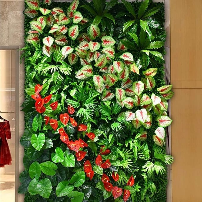 Kunstgras Gazon - Decoratief Paneel - Buiten Decoratie - Weerbestendig - 100x200cm - Groen