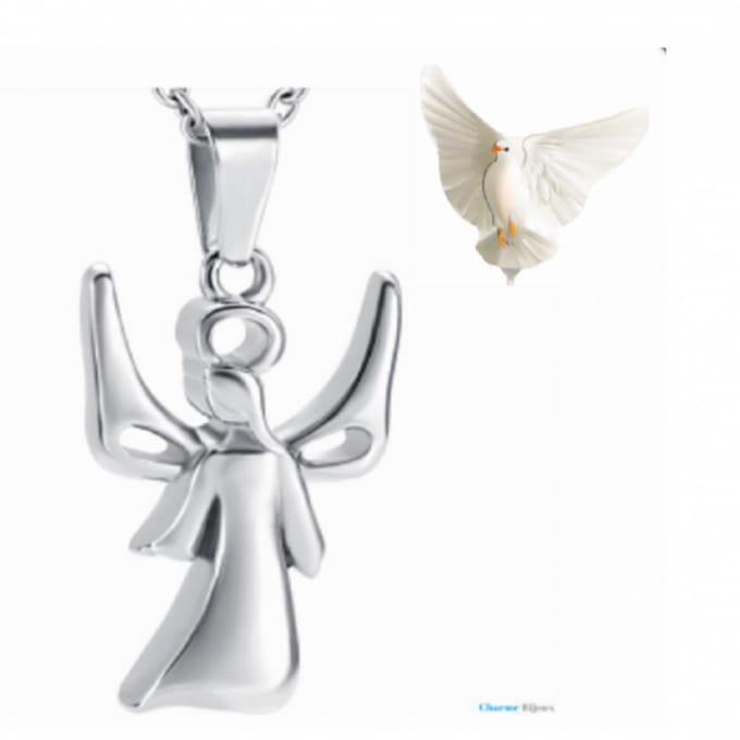Urn / gedenkhanger Engel - Charme Bijoux