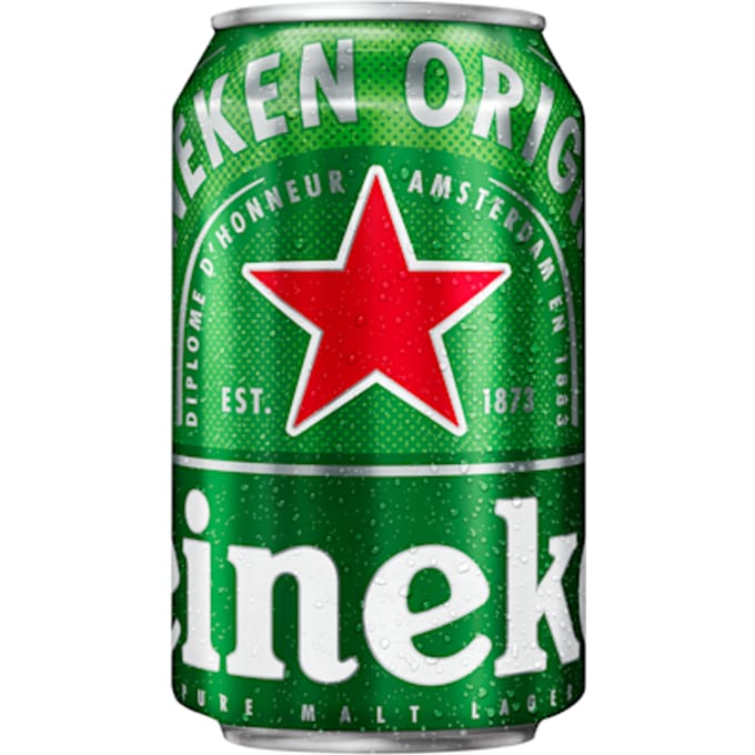 Premium pilsener bier blik
