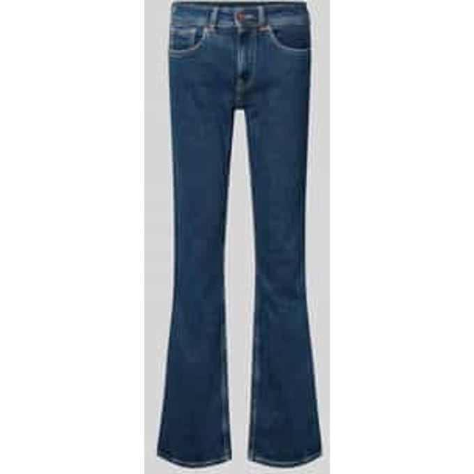 Bootcut jeans van katoenmix, model 'PIPER'