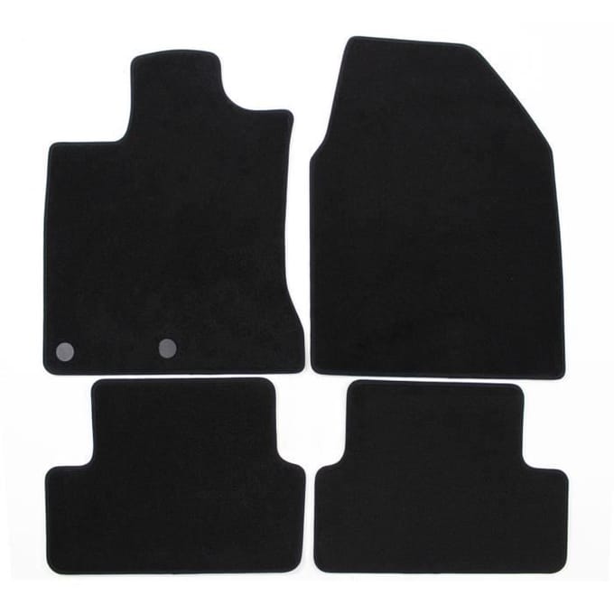 Tapis de sol - Nissan - Qashqai 2007-2013 - 4 pièces - Velours - Antidérapant - Renforcé