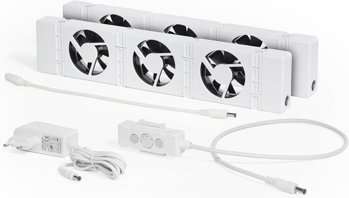 Duurzame Radiatorventilator Set voor Energiebesparing en Snellere Verwarming