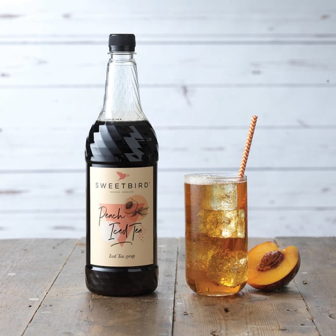 Siroop voor ijsthee Sweetbird Peach Iced Tea, 1 l