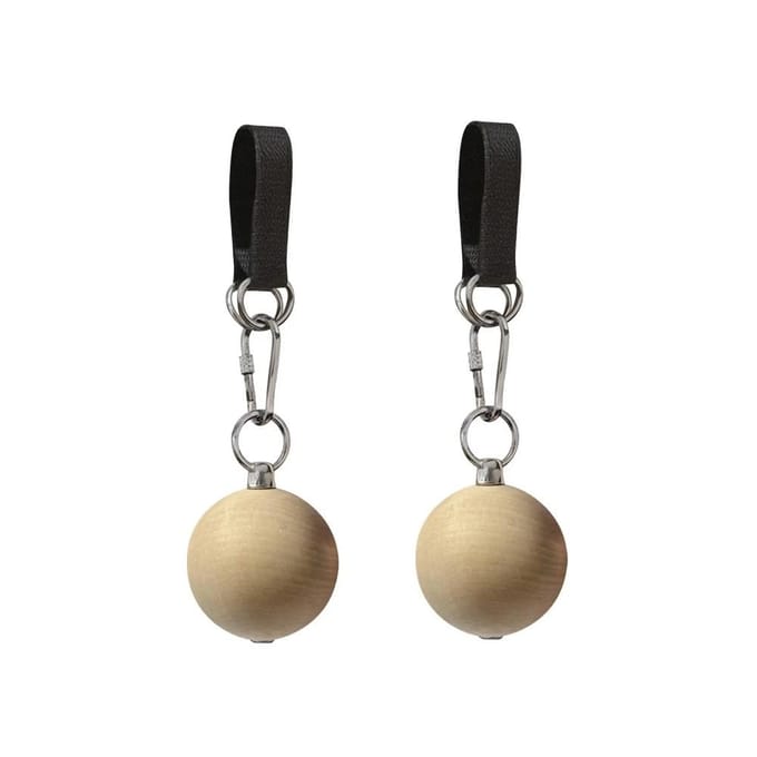 Houten Bal Grip Kracht Trainer voor Pull-ups Onderarm Training Boulderen Bootvaren Vinger Versterker black