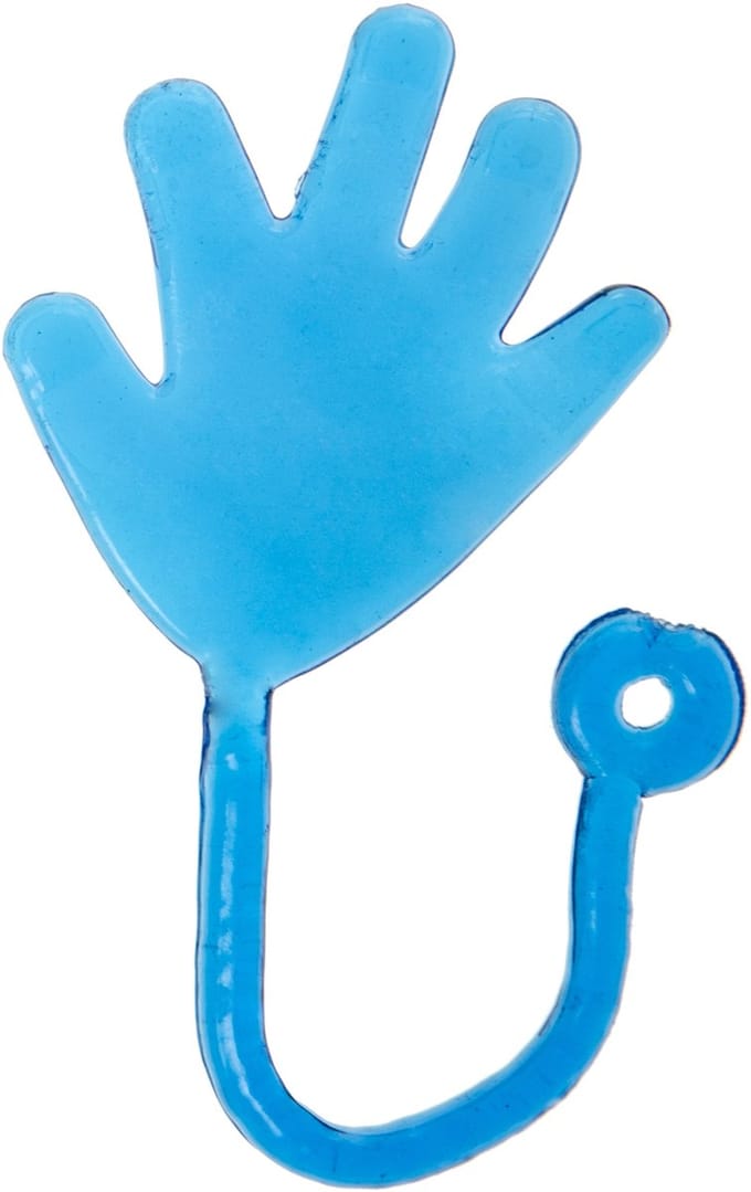 Lg-imports Plakhand Sticky-hand 5 Cm Blauw