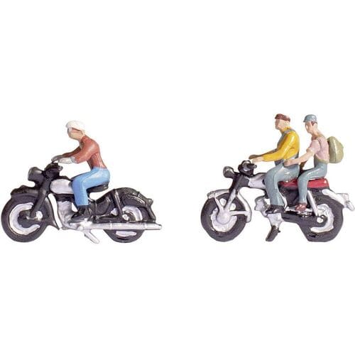 NOCH 36904 N Motorrijders figuren Geverfd, Staand