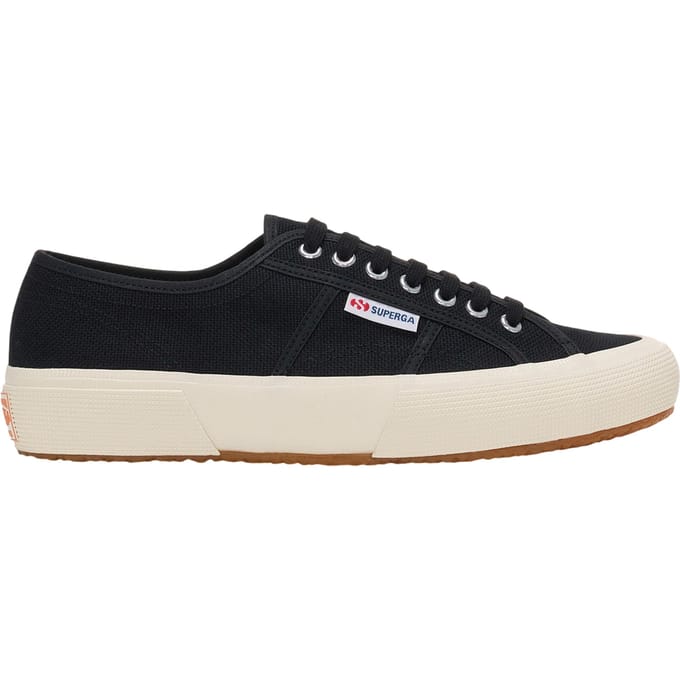 Superga Volwassen unisex 2750 OG-trainers (Zwart/Off Wit)