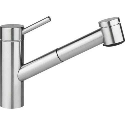 KWC Inox single lever sink mixer, low pressure 10.275.033.700FL