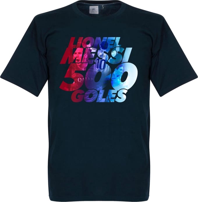 Messi 500 Goals Milestore T-Shirt - S