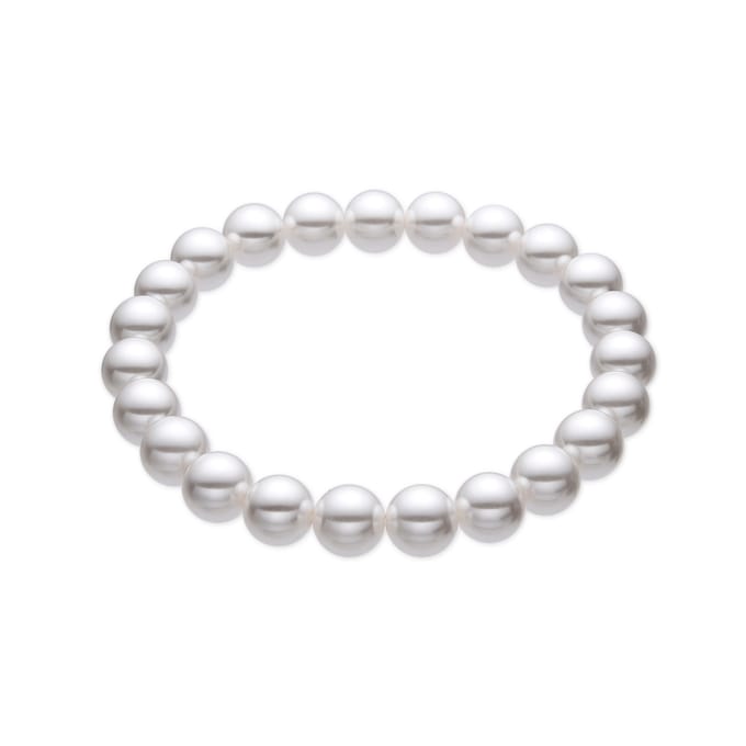 Luxenter Armband met witte parel en 18-karaats goudkleurige afwerking - Anrae