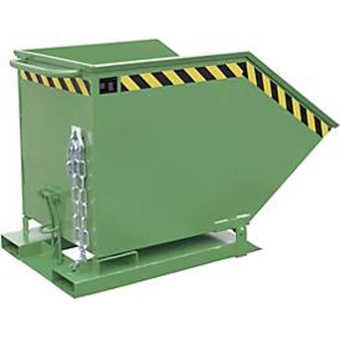 Kiepcontainer KK 600, groen (RAL 6011)