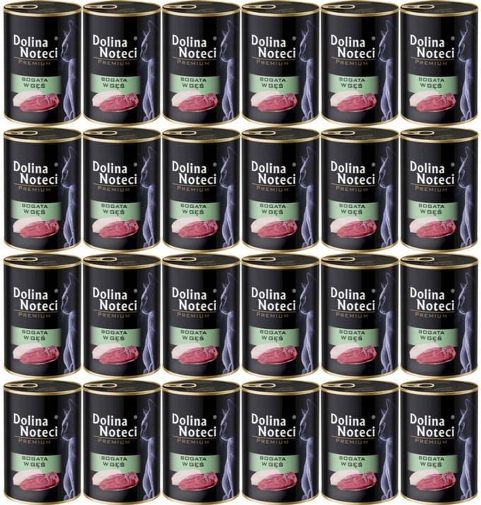 Dolina Noteci Premium - Natvoer voor Katten - Gans - 400g - 24 stuks