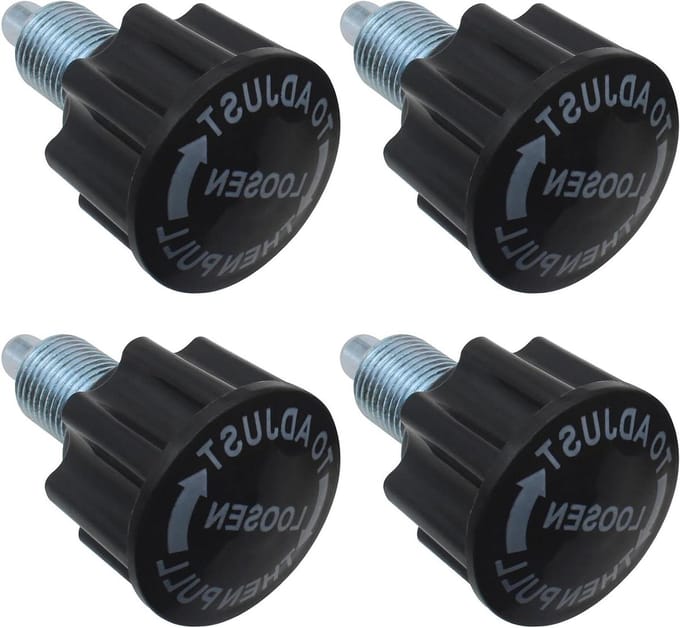 4 Stks Dynamische Fiets Plum Blossom Pull Pin Fiets M16 Verstelbare Release Pull-up Lente Knop