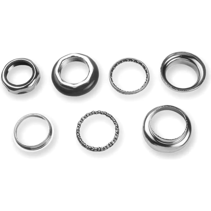 V bike bike headset steel 1" chromed