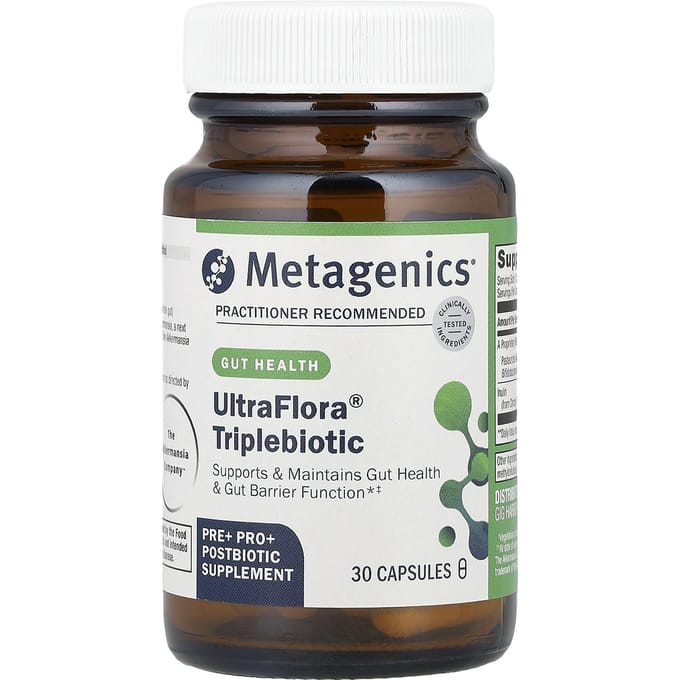 Metagenics, UltraFlora® Triplebiotic, 30 Capsules