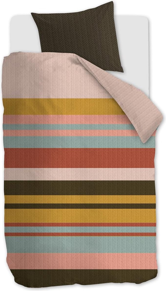 Beddinghouse Travis dekbedovertrek - Eenpersoons - 140x200/220 - Multi