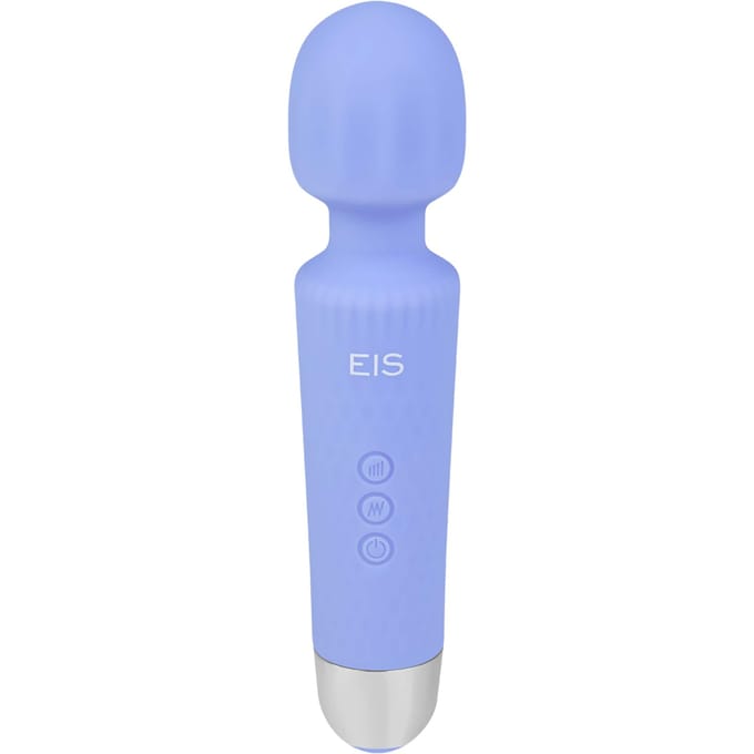 Oplaadbare massager van siliconen, 19,5 cm