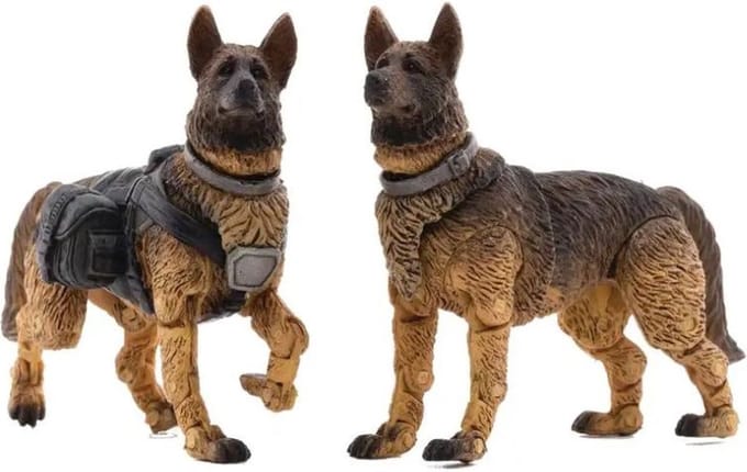 Military Dog 1/18 H:5Cm.