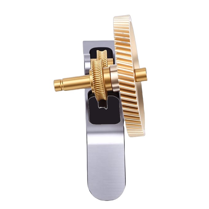 Extruder Tandwiel Kit Geschikt voor Bambu Lab A1 Mini 3D Printer Volledig Metalen Tandwiel en Handvat Assemblage beige