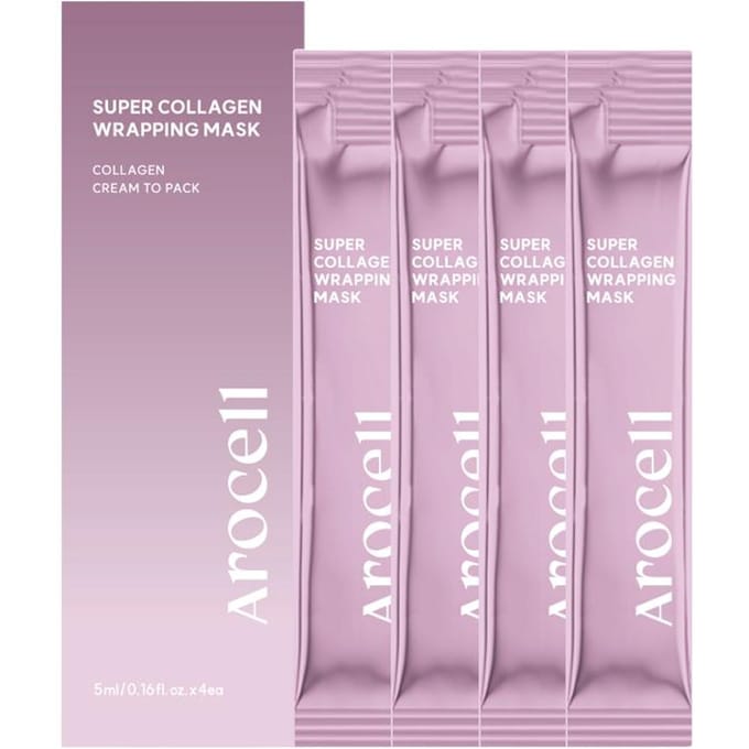 [Arocell] Masque Enveloppant Super Collagène 5ml*4E white
