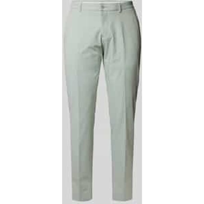 Regular fit pantalon met persplooien, model 'Pure'