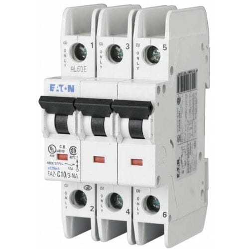 Eaton 102256 FAZ-C40/3-NA Zekeringautomaat 40 A 415 V/AC
