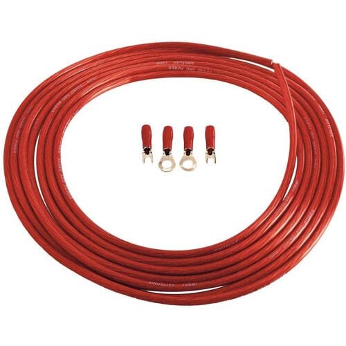 Sinuslive Car-HiFi stroomkabelset 10 mm² Verguld