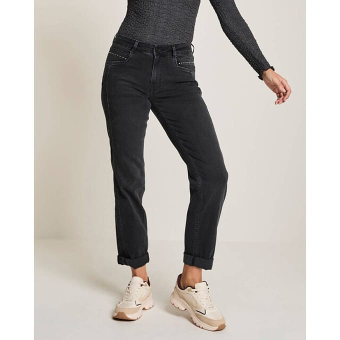 Para Mi broek Bibi denim - Shadow grey