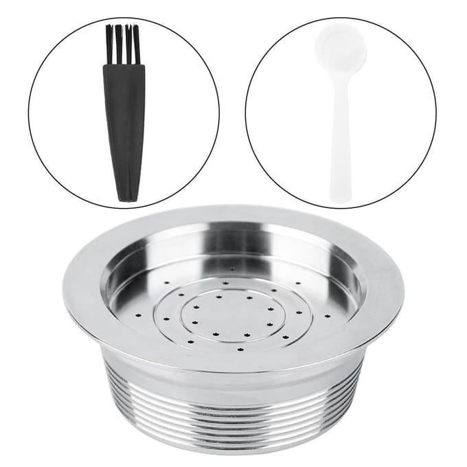 Kit de filtre à café réutilisable pour machine à café LAVAZZA MIO white